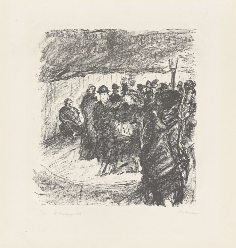 Auf diesem Bild ist das folgende Kunstwerk zu sehen: Max Beckmann. „Wittenbergplatz“. 1911.