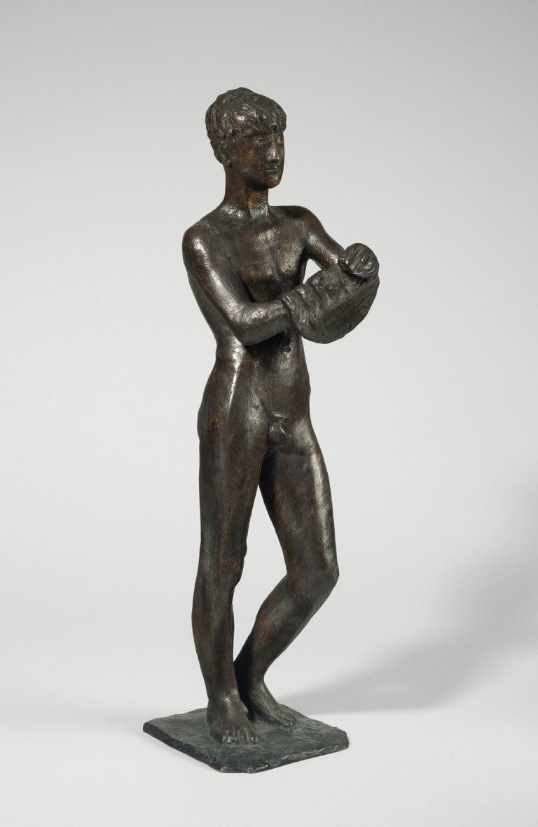Auf diesem Bild ist das folgende Kunstwerk zu sehen: Gerhard Marcks. „Hemdauszieher“. 1944.