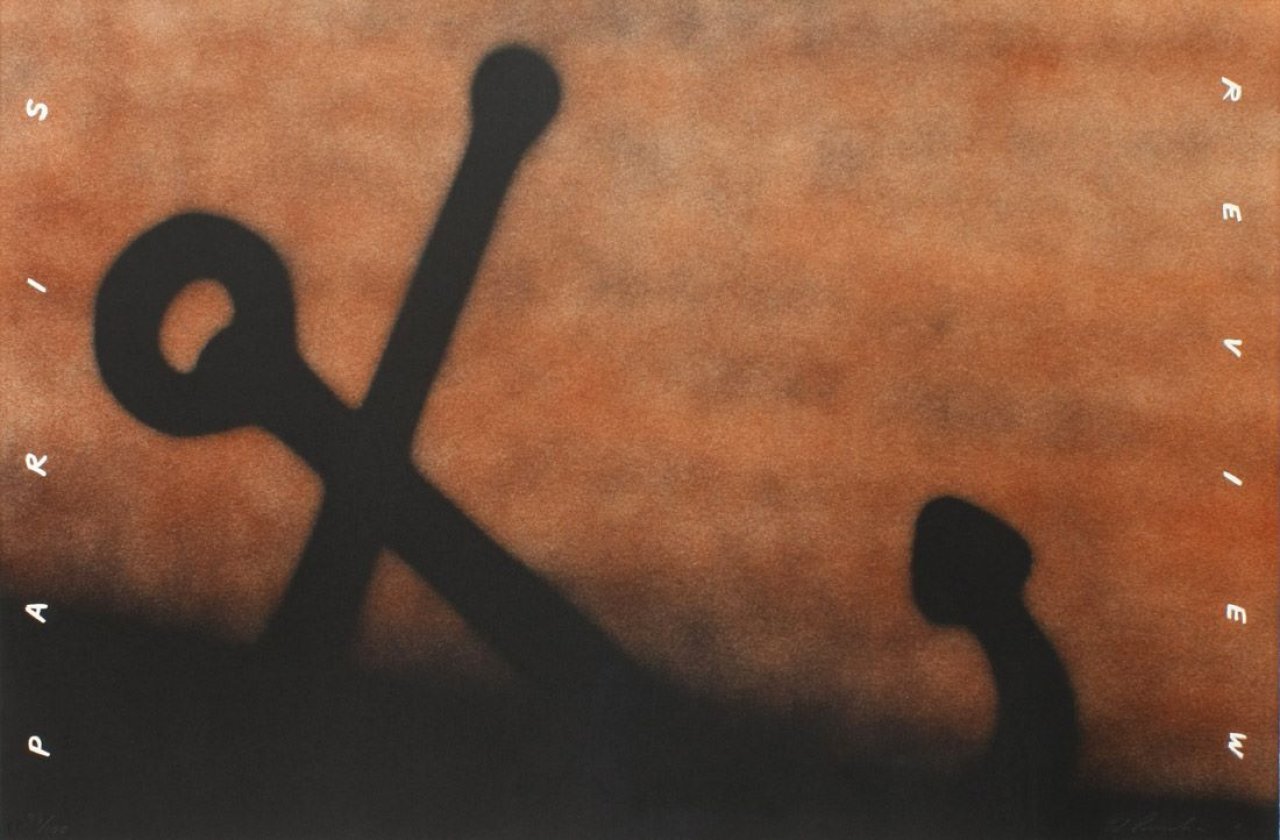 This picture shows the following artwork: Ed Ruscha. „ANCHOR IN SAND“. 1991.