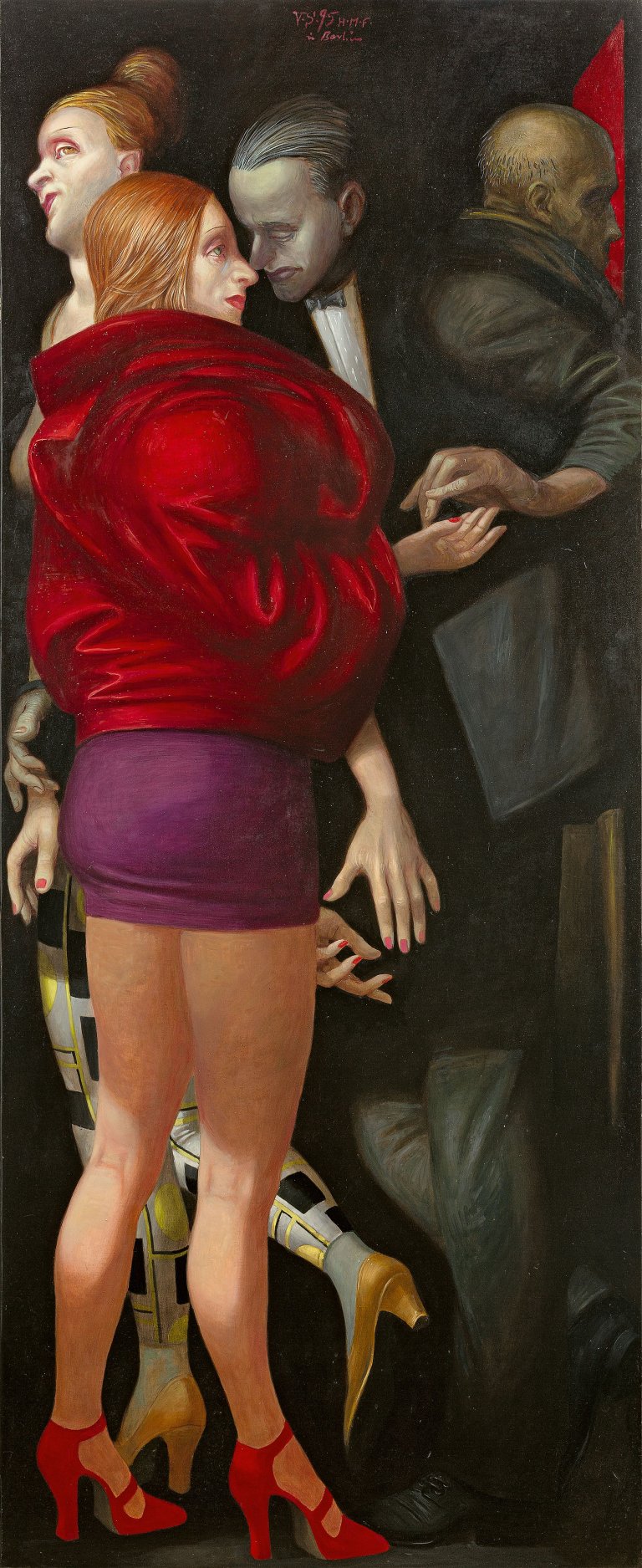 Auf diesem Bild ist das folgende Kunstwerk zu sehen: Volker Stelzmann. „Straße IV“. 1995.