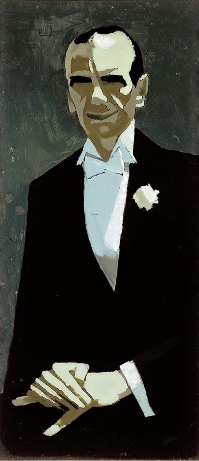 Auf diesem Bild ist das folgende Kunstwerk zu sehen: Siegfried Shalom Sebba. Sir Malcom Sargent. 1959/60.