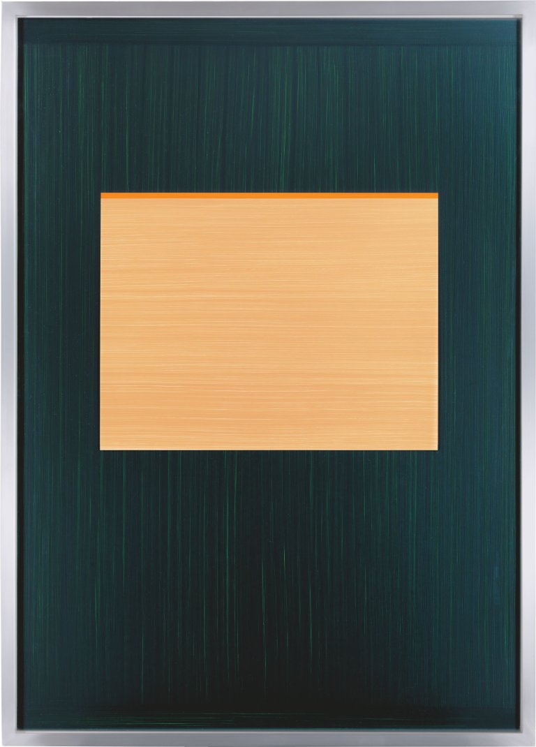 Auf diesem Bild ist das folgende Kunstwerk zu sehen: Imi Knoebel. Drunter und Drüber Z 5. 2007.
