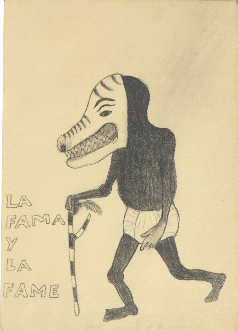 Auf diesem Bild ist das folgende Kunstwerk zu sehen: Sandra Vásquez de la Horra. „LA FAMA Y LA FAME“. 2008.