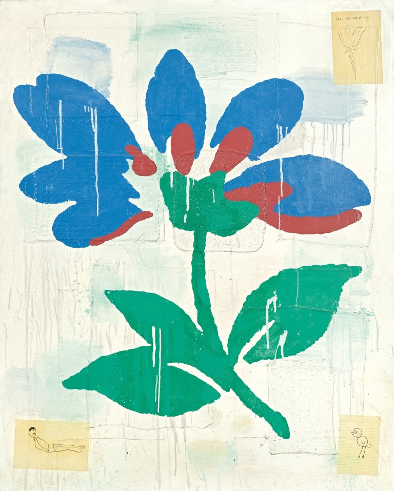 Auf diesem Bild ist das folgende Kunstwerk zu sehen: Donald Baechler. „ALL FOR NOTHING“. 1997.