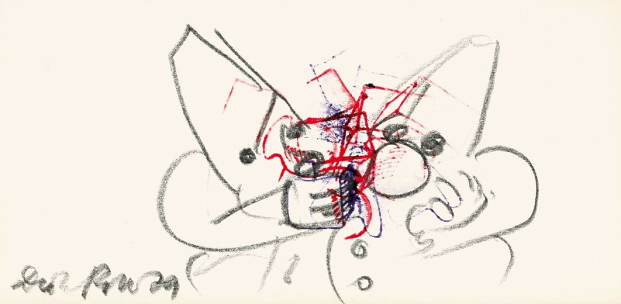 Auf diesem Bild ist das folgende Kunstwerk zu sehen: Dieter Roth. Ohne Titel (Restaurant Exil). 1979.