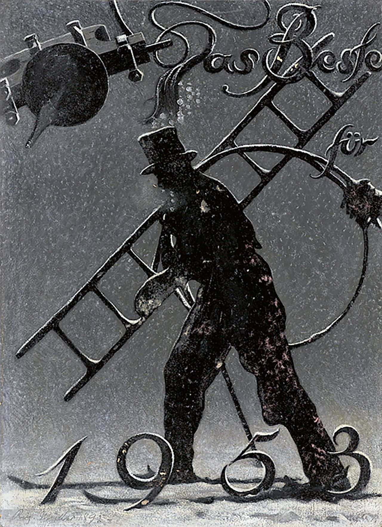 This picture shows the following artwork: Richard Müller. „Das Beste für 1953“. 1892/1952.