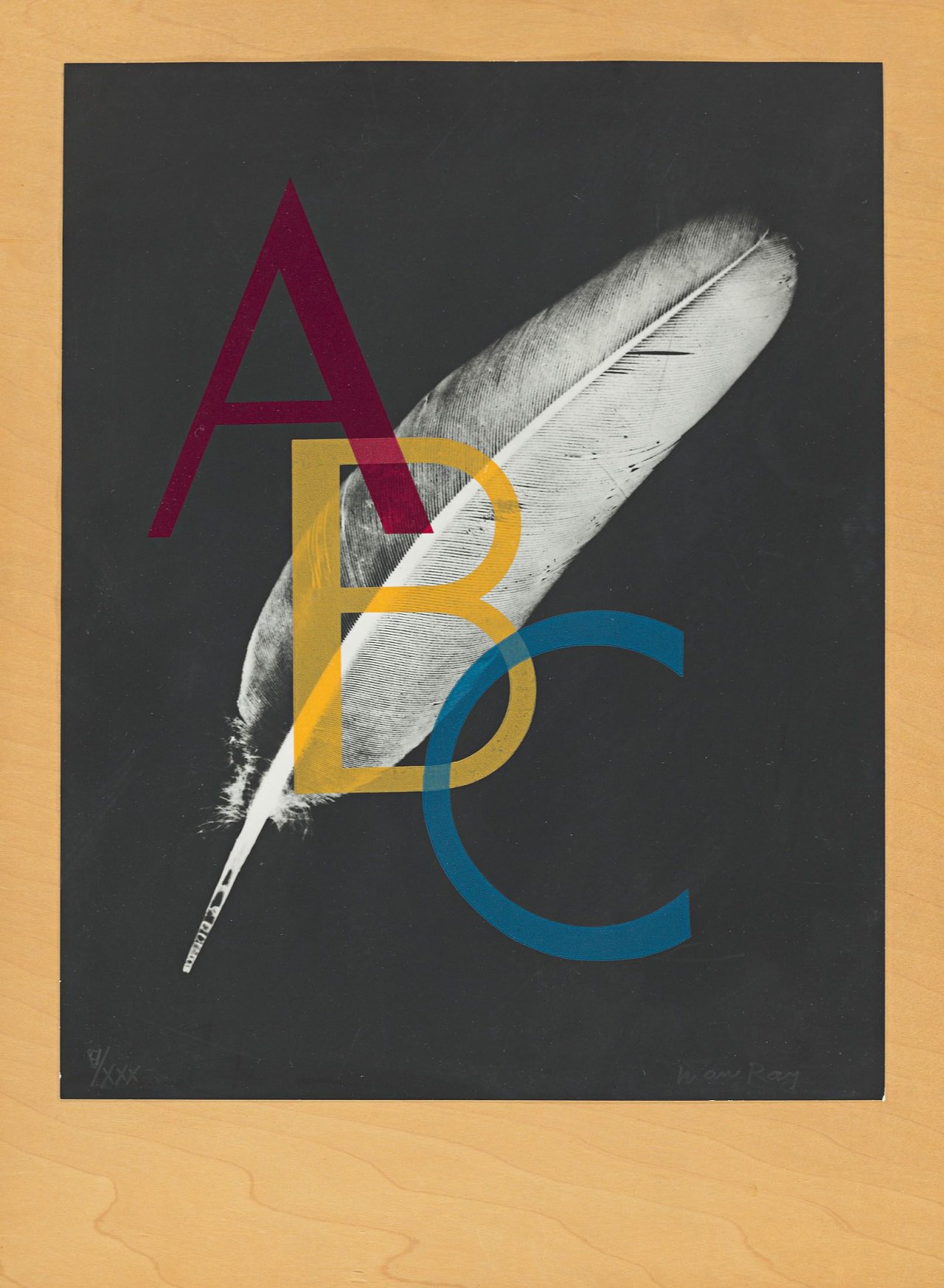 Auf diesem Bild ist das folgende Kunstwerk zu sehen:  Man Ray. „ABC“. 1948.