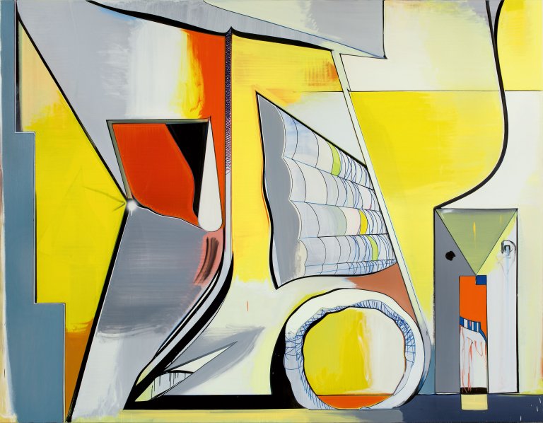 Auf diesem Bild ist das folgende Kunstwerk zu sehen: Thomas Scheibitz. „Le Matin“. 2012.