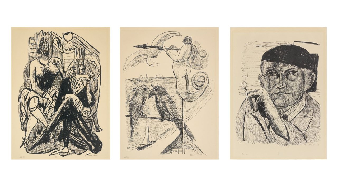 Auf diesem Bild ist das folgende Kunstwerk zu sehen: Max Beckmann. „Day and Dream (Tag und Traum)“. 1946.