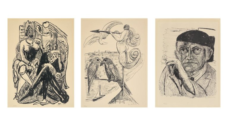 Auf diesem Bild ist das folgende Kunstwerk zu sehen: Max Beckmann. „Day and Dream (Tag und Traum)“. 1946.