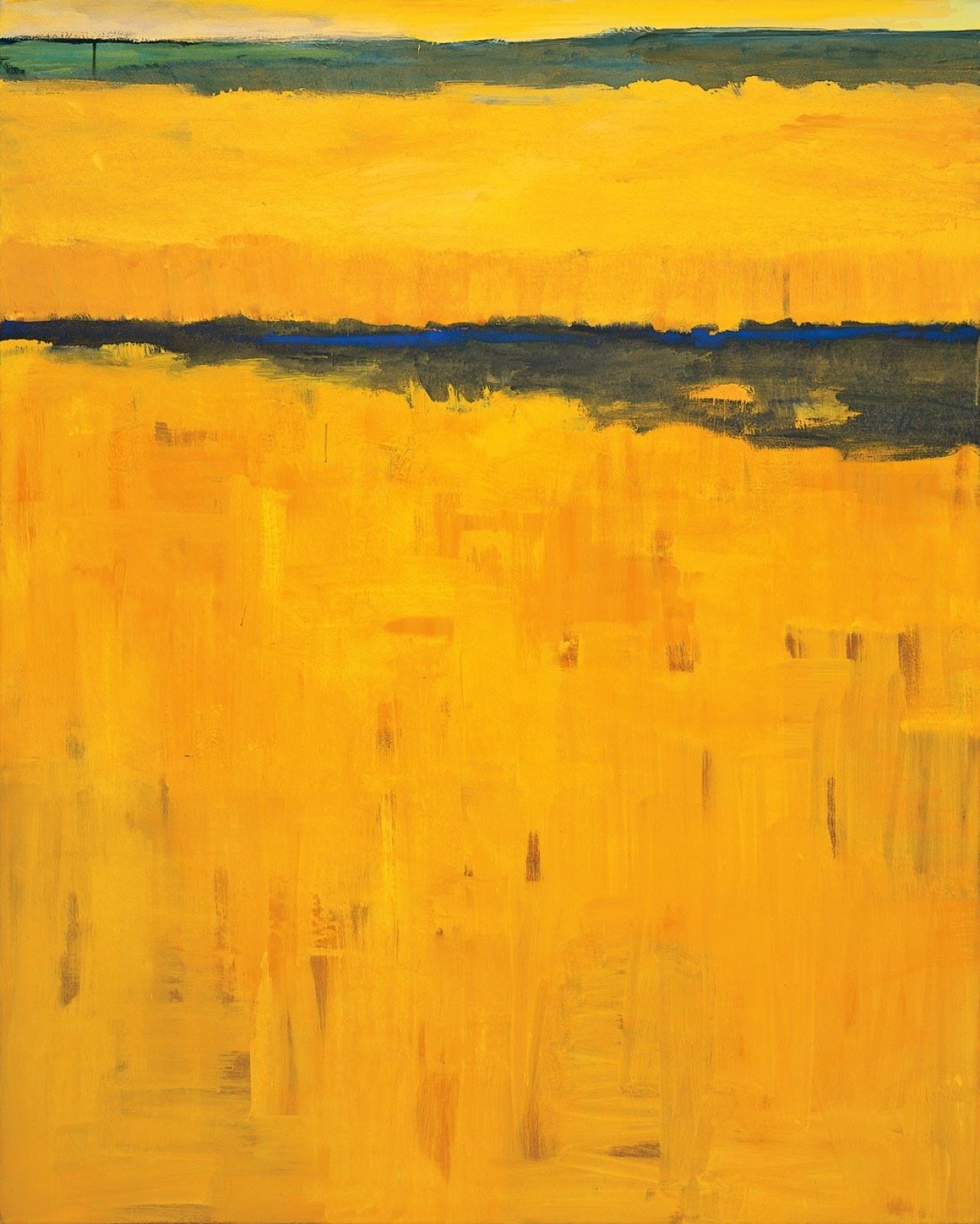 This picture shows the following artwork: Bernd Zimmer. „(Sonne.) Felder. Strahlung“. 1993.