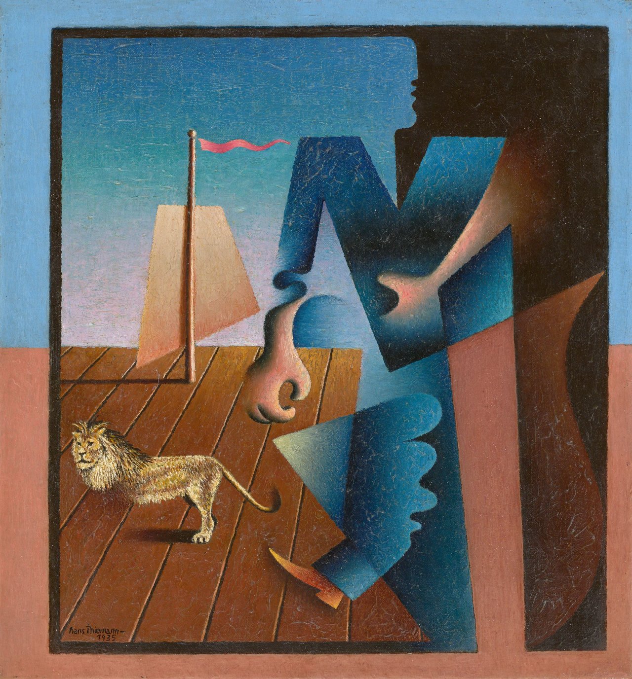 Auf diesem Bild ist das folgende Kunstwerk zu sehen: Hans Thiemann. „Matrosenbild“. 1935.