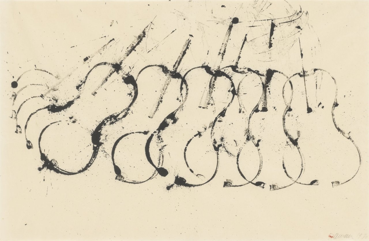 Auf diesem Bild ist das folgende Kunstwerk zu sehen:  Arman. Ohne Titel. 1970.