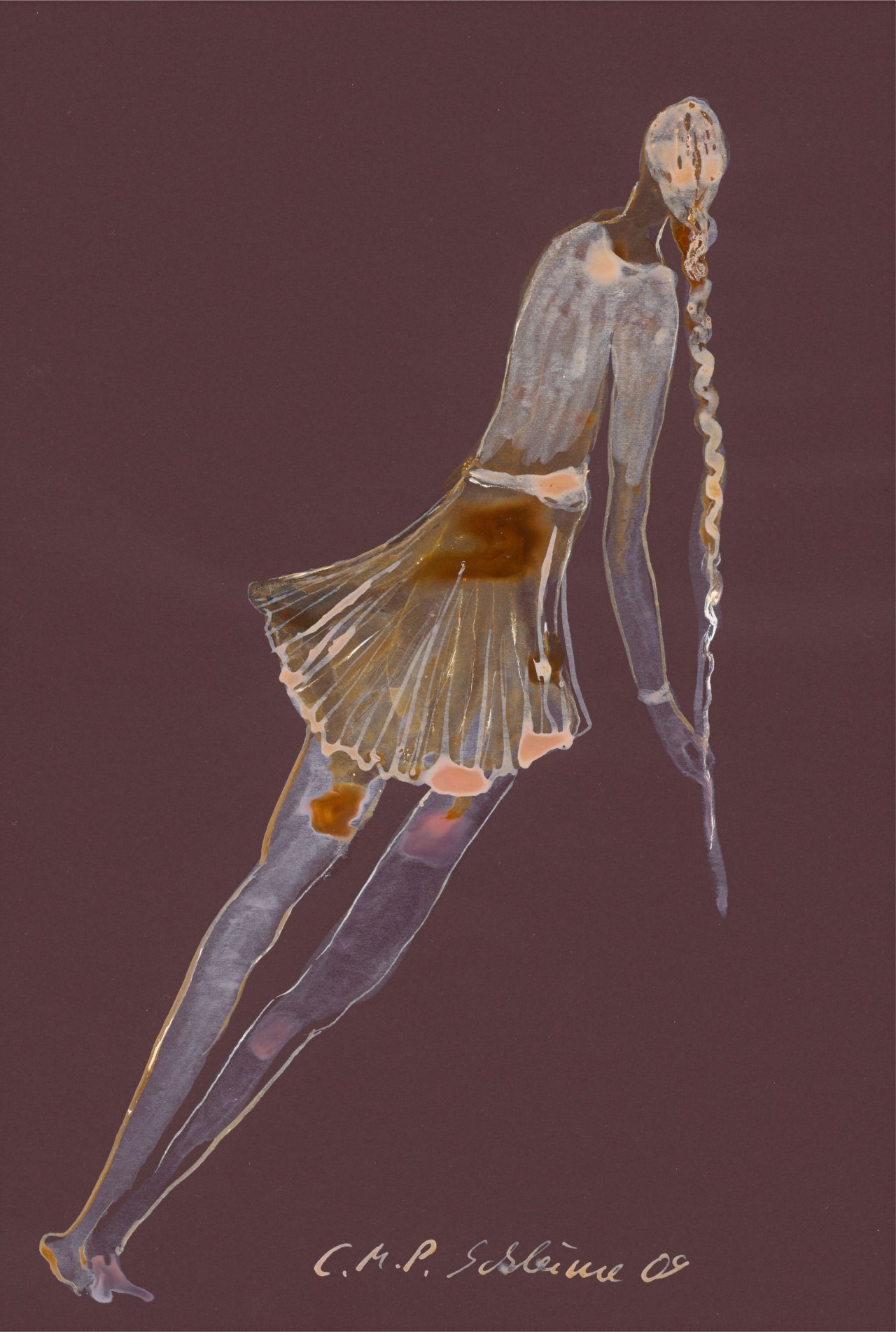 Auf diesem Bild ist das folgende Kunstwerk zu sehen: Cornelia Schleime. Ohne Titel. 2009.