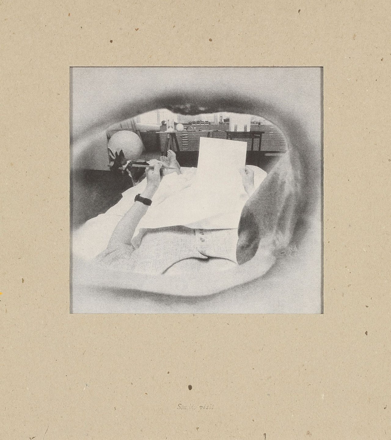 Auf diesem Bild ist das folgende Kunstwerk zu sehen: Rosemarie Trockel. „Studio Visit“. 1992.