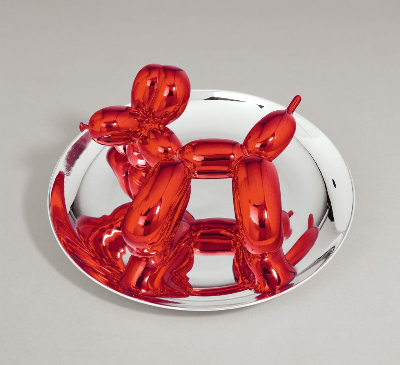 Auf diesem Bild ist das folgende Kunstwerk zu sehen: Jeff Koons. „Balloon Dog“. 1995.