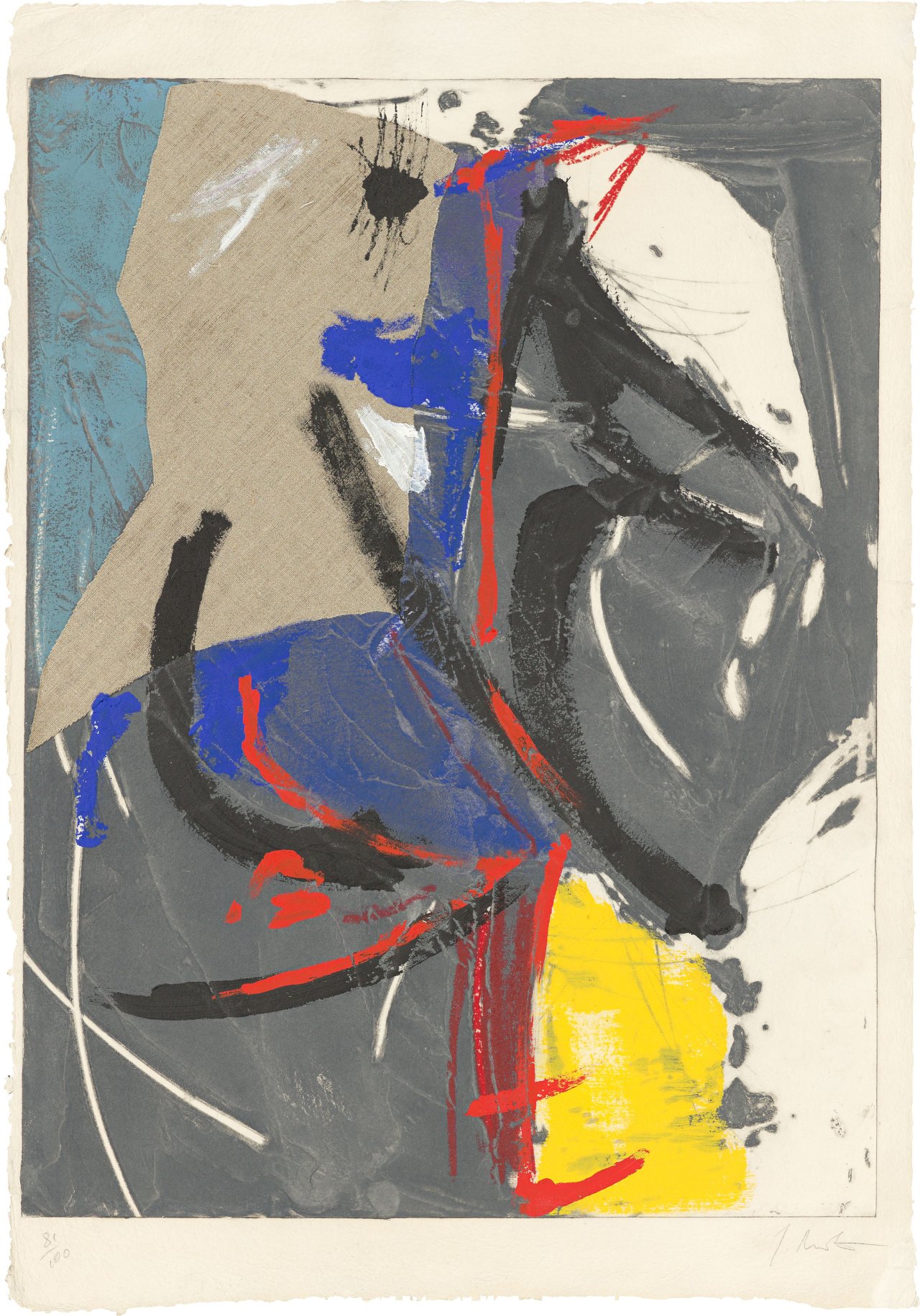 Auf diesem Bild ist das folgende Kunstwerk zu sehen: Jean Miotte. Ohne Titel.