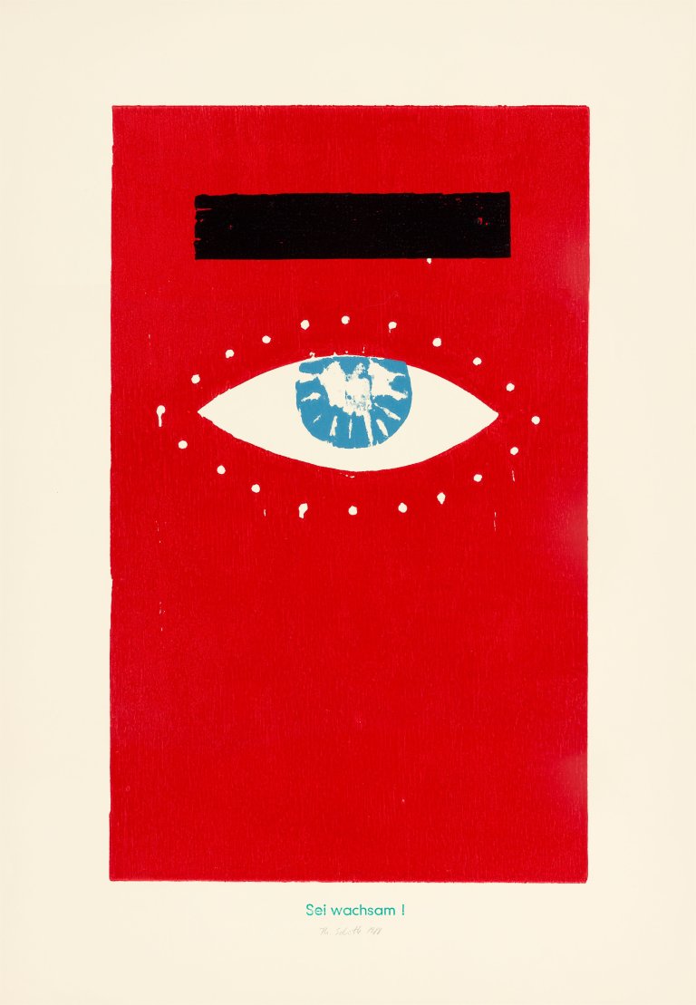 Auf diesem Bild ist das folgende Kunstwerk zu sehen: Thomas Schütte. „Sei Wachsam!“. 1992.