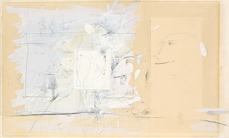 Auf diesem Bild ist das folgende Kunstwerk zu sehen: Paul Wunderlich. Ohne Titel. 1963.