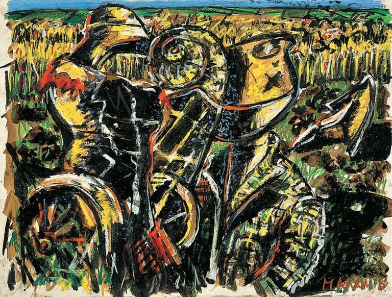 Auf diesem Bild ist das folgende Kunstwerk zu sehen:  Mappenwerk. „Erste Biennale 1974“. 1974.