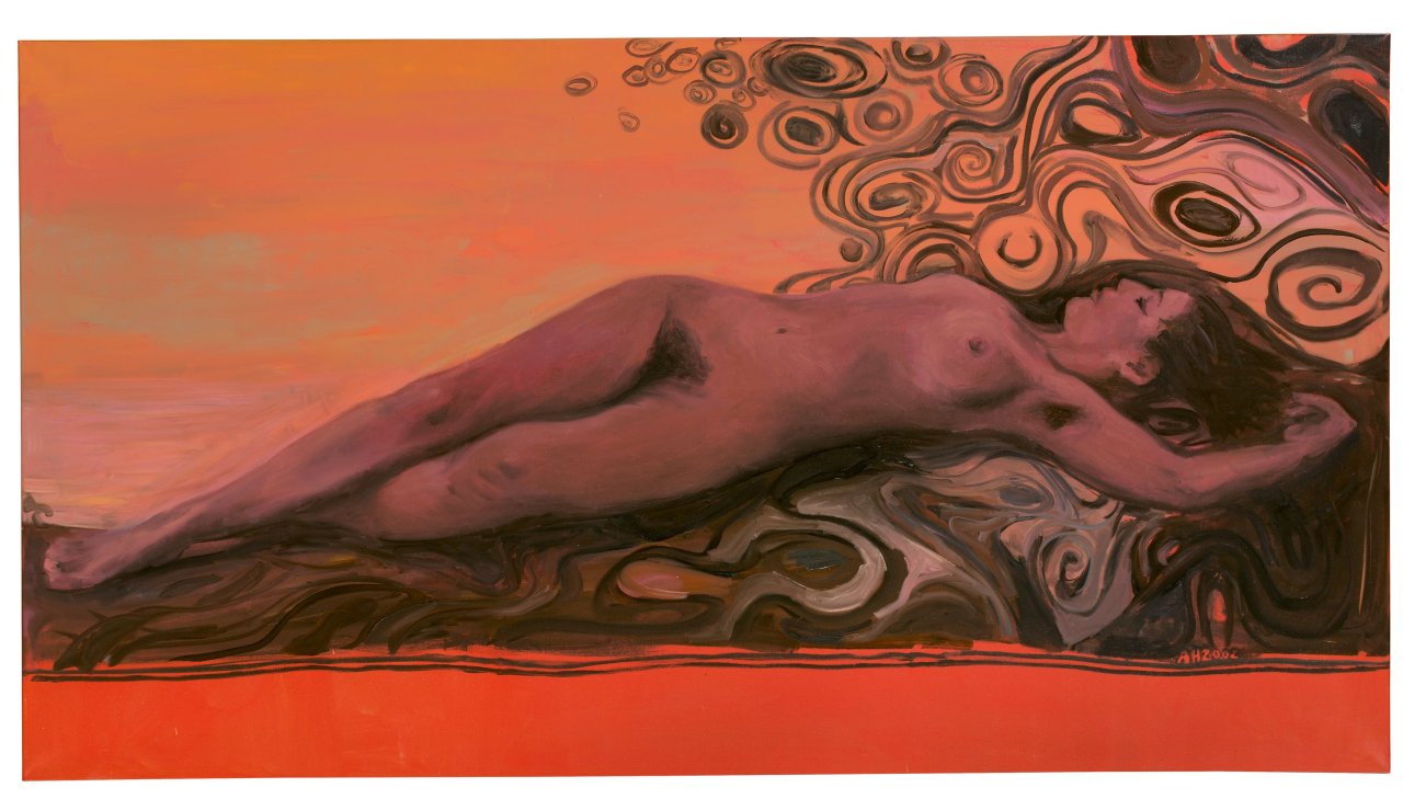 Auf diesem Bild ist das folgende Kunstwerk zu sehen: Anton Henning. „Pin-Up No 61“. 2002.