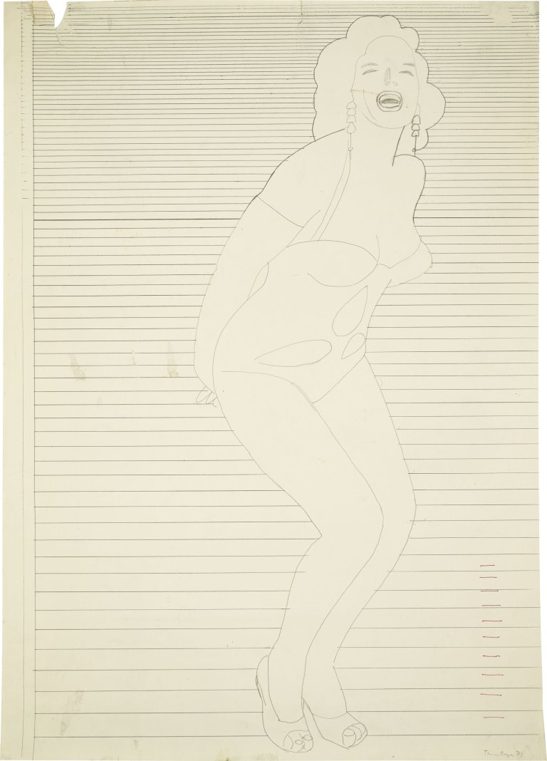 Auf diesem Bild ist das folgende Kunstwerk zu sehen: Thomas Bayrle. Marilyn. 1972.