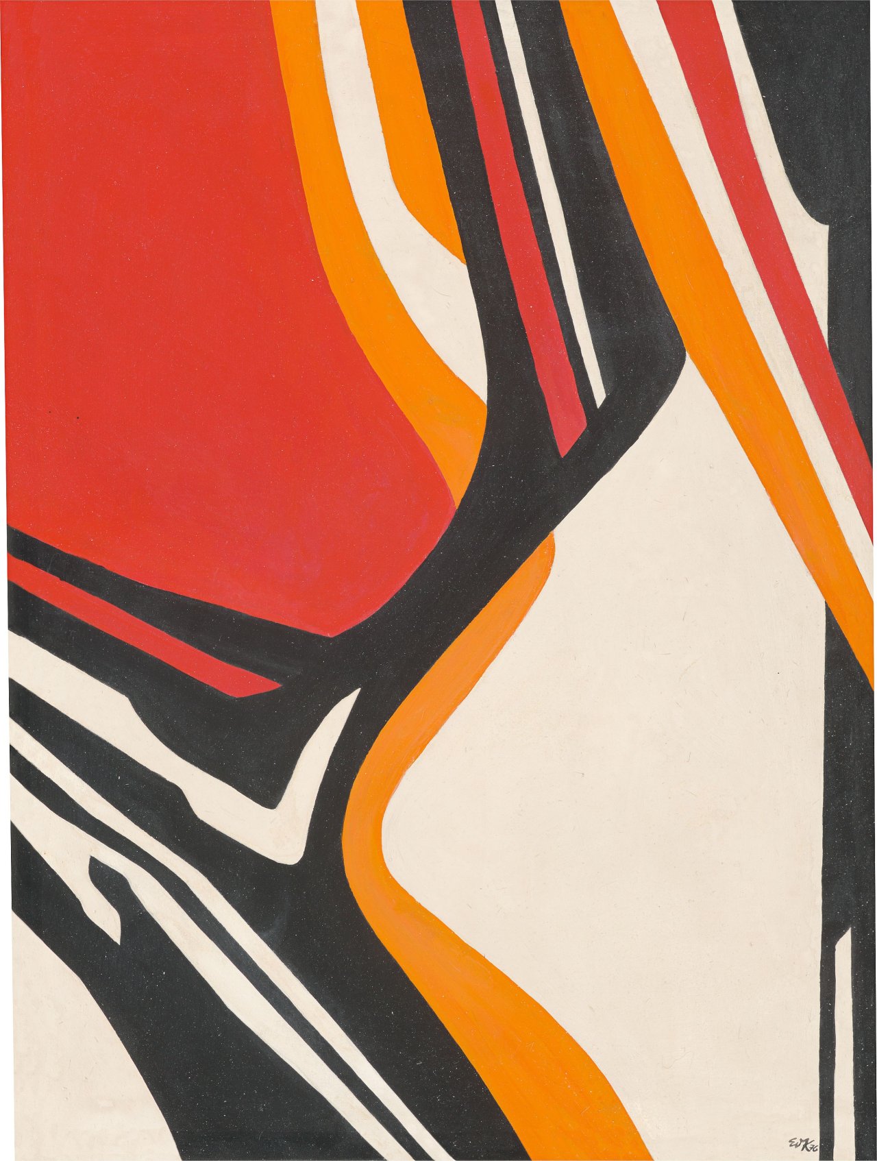 Auf diesem Bild ist das folgende Kunstwerk zu sehen: Ernst Otto Köpke. „Signal 76“. 1976.