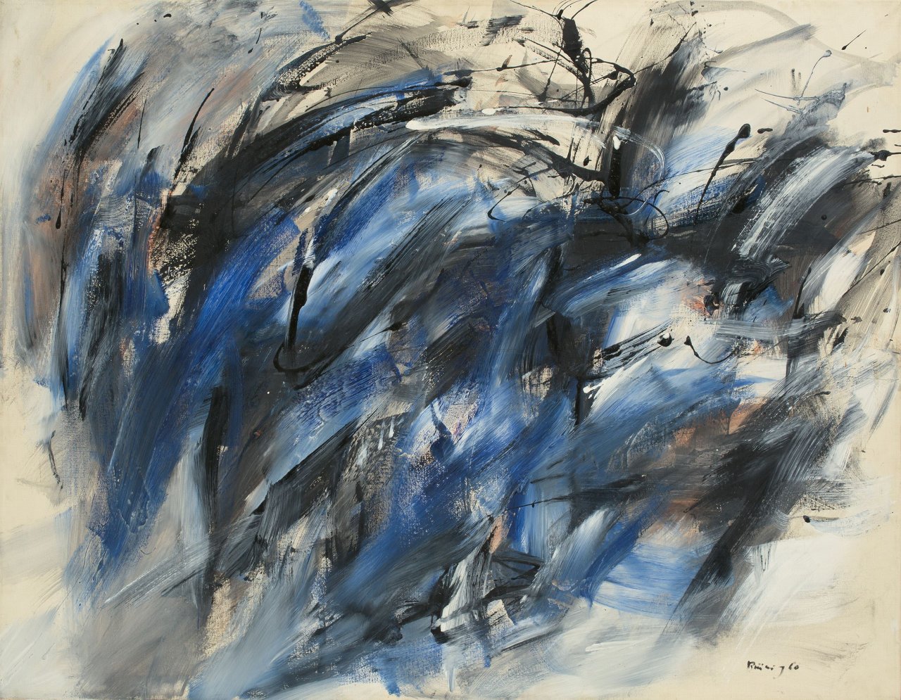 Auf diesem Bild ist das folgende Kunstwerk zu sehen: Peter Brüning. „Nr. 56“. 1960.
