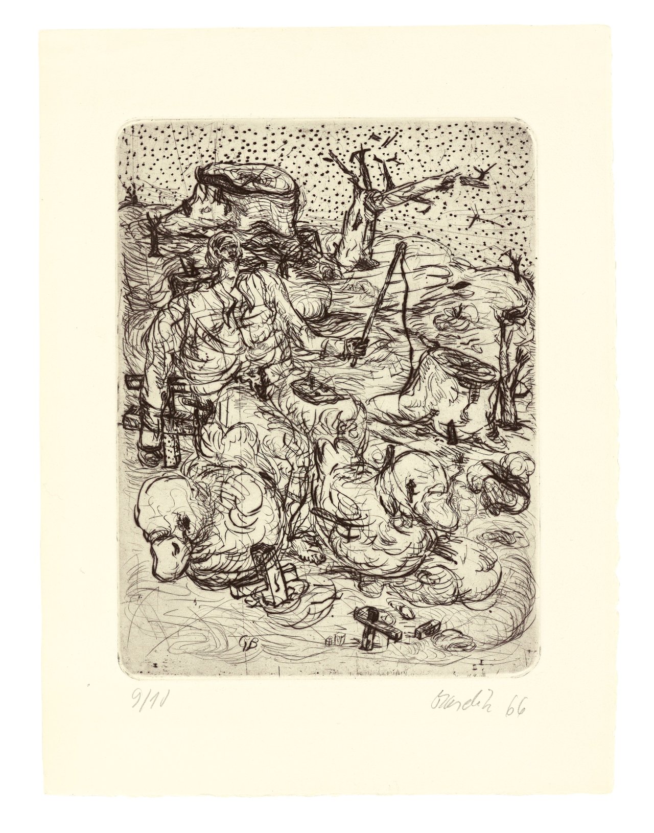 This picture shows the following artwork: Georg Baselitz. 