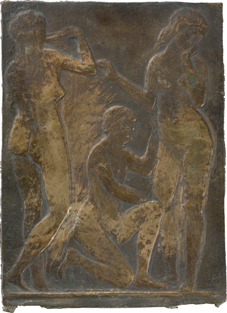 Auf diesem Bild ist das folgende Kunstwerk zu sehen: Moissey Kogan. Aus: „Das goldene Zeitalter II“. 1908.