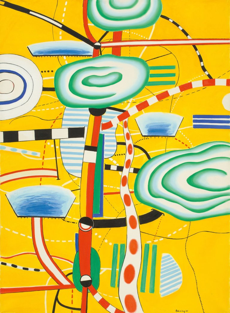 Auf diesem Bild ist das folgende Kunstwerk zu sehen: Peter Brüning. „Nr. 27/65“. 1965.