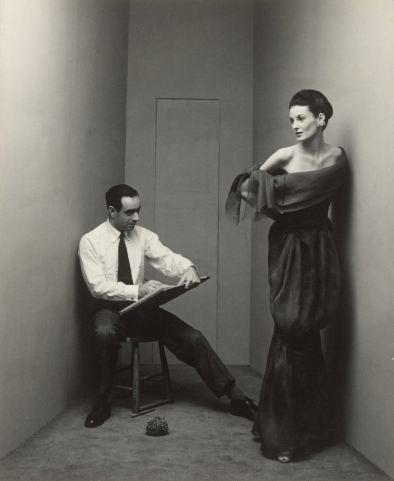 Auf diesem Bild ist das folgende Kunstwerk zu sehen: Irving Penn. René Bouché und Elise Daniels, New York. 1947.