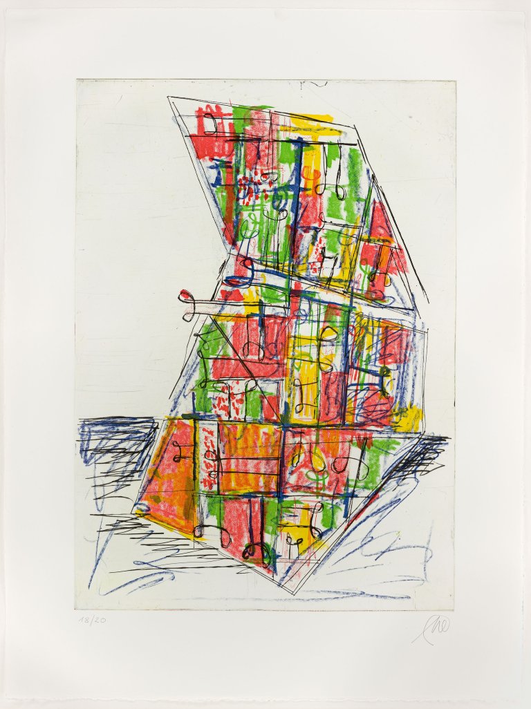 Auf diesem Bild ist das folgende Kunstwerk zu sehen: Markus Lüpertz. Fenster. 1993.