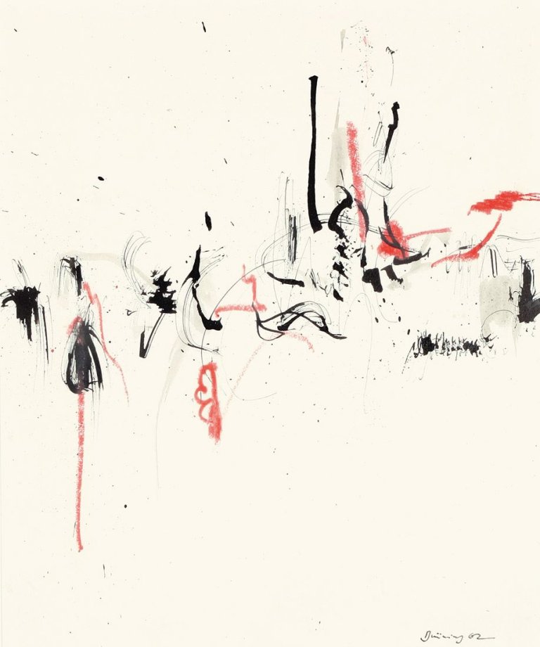 Auf diesem Bild ist das folgende Kunstwerk zu sehen: Peter Brüning. „Ohne Titel“. 1962.