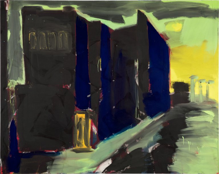 Auf diesem Bild ist das folgende Kunstwerk zu sehen: Rainer Fetting. „Moritzplatz I“. 1980.