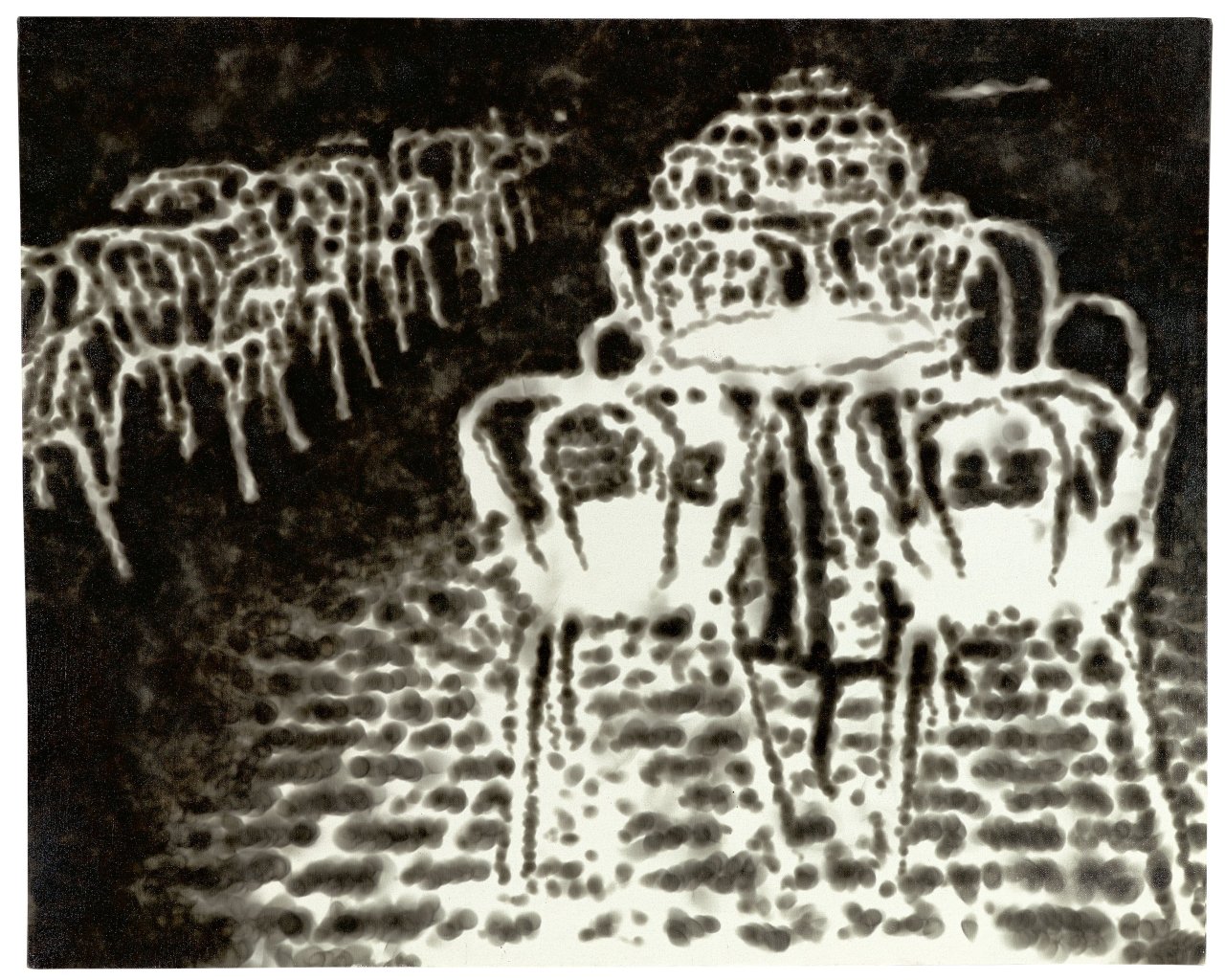 Auf diesem Bild ist das folgende Kunstwerk zu sehen: Jiří Georg Dokoupil. Veladores. 1991.