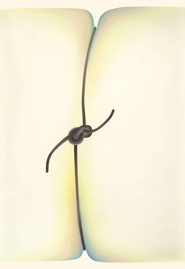 Auf diesem Bild ist das folgende Kunstwerk zu sehen: Lambert Maria Wintersberger. „Fesselung 4“. 1968.