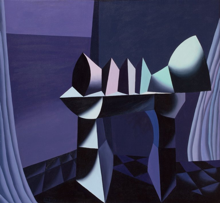 Auf diesem Bild ist das folgende Kunstwerk zu sehen: Johann Georg Müller. „Plastik am Meer“. 1978.