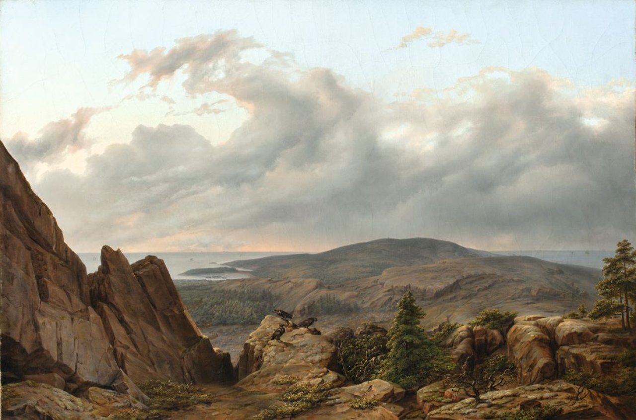 Catalog image of Blick über die Insel Suursaari (Hogland) im Finnischen Meerbusen. 1840