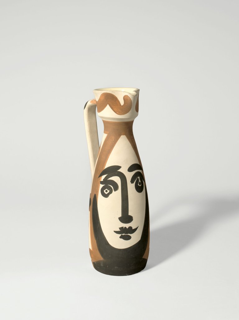 Auf diesem Bild ist das folgende Kunstwerk zu sehen: Pablo Picasso. „Visage“. 1955.