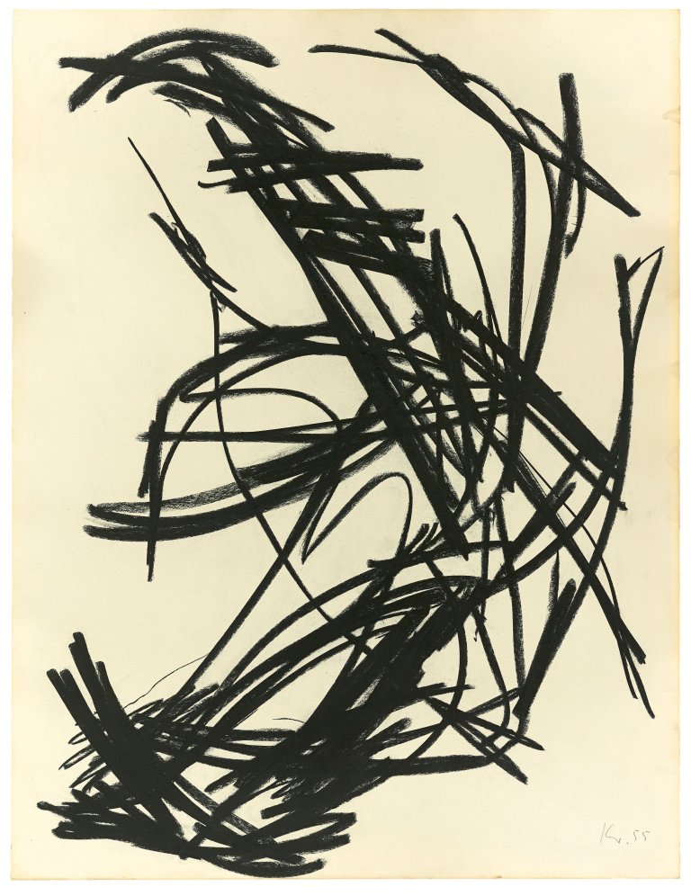 Auf diesem Bild ist das folgende Kunstwerk zu sehen: Norbert Kricke. Ohne Titel. 1955.