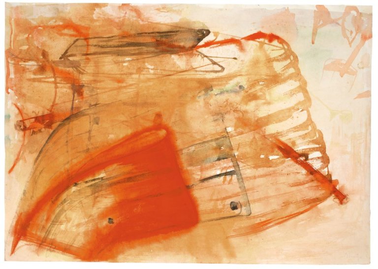 Auf diesem Bild ist das folgende Kunstwerk zu sehen: Joseph Beuys. Entwurf für Plastik. 1961.