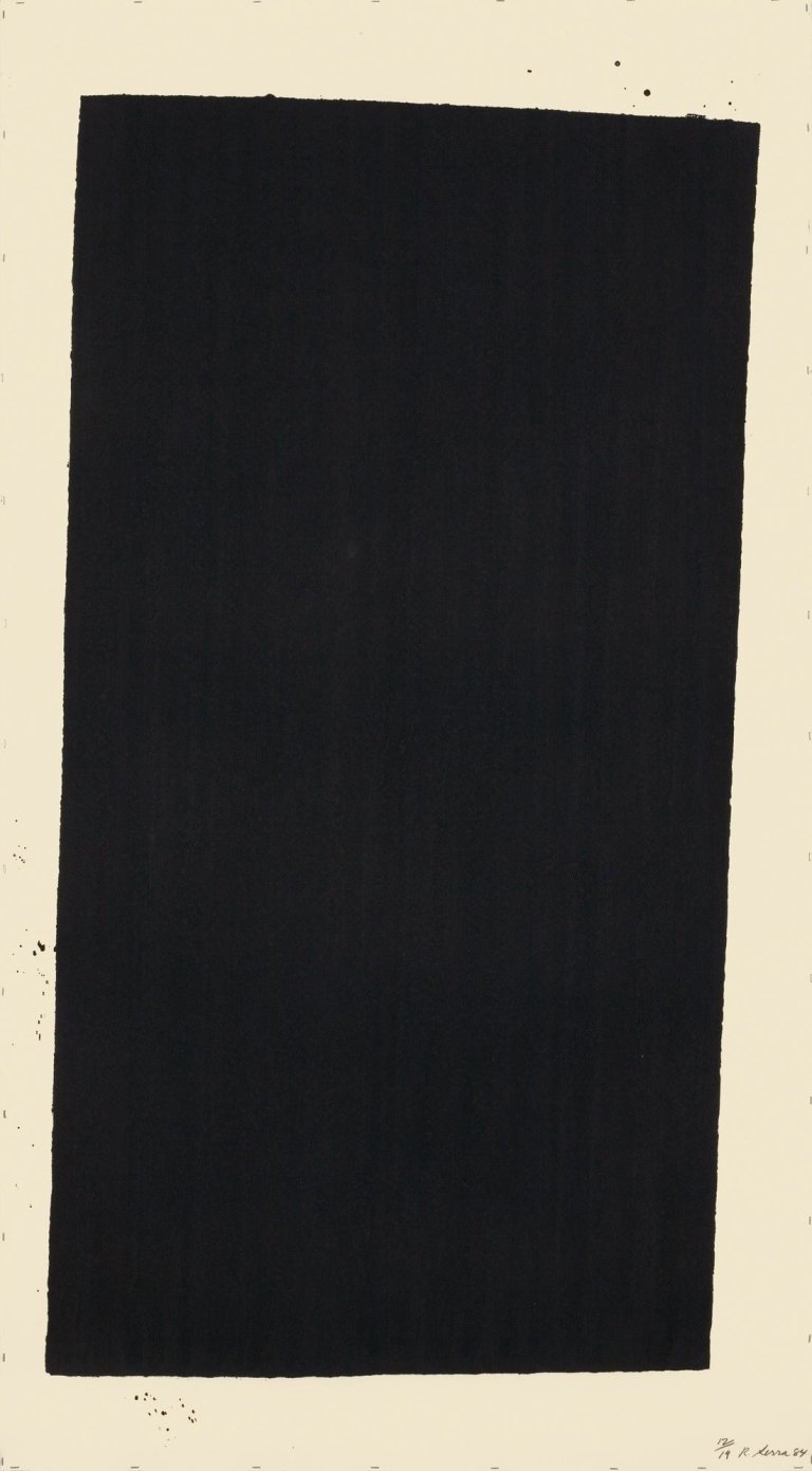 Auf diesem Bild ist das folgende Kunstwerk zu sehen: Richard Serra. „Glenda Lough“. 1985.