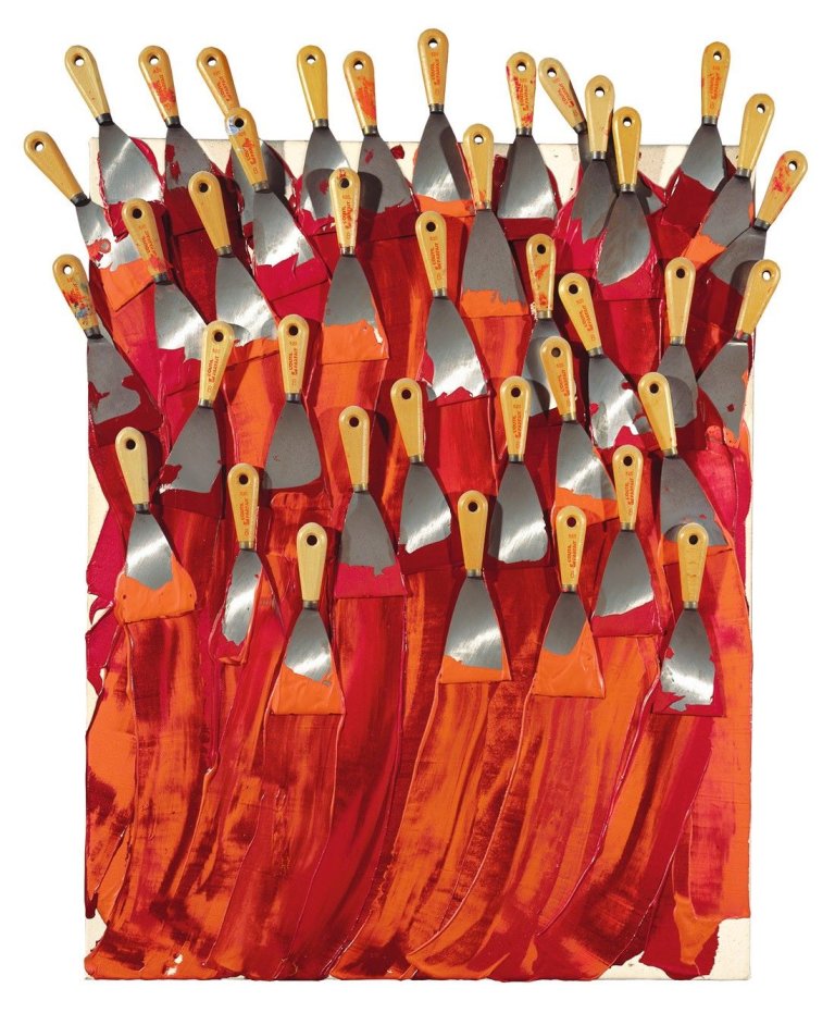 Auf diesem Bild ist das folgende Kunstwerk zu sehen:  Arman. Ohne Titel. 1984.