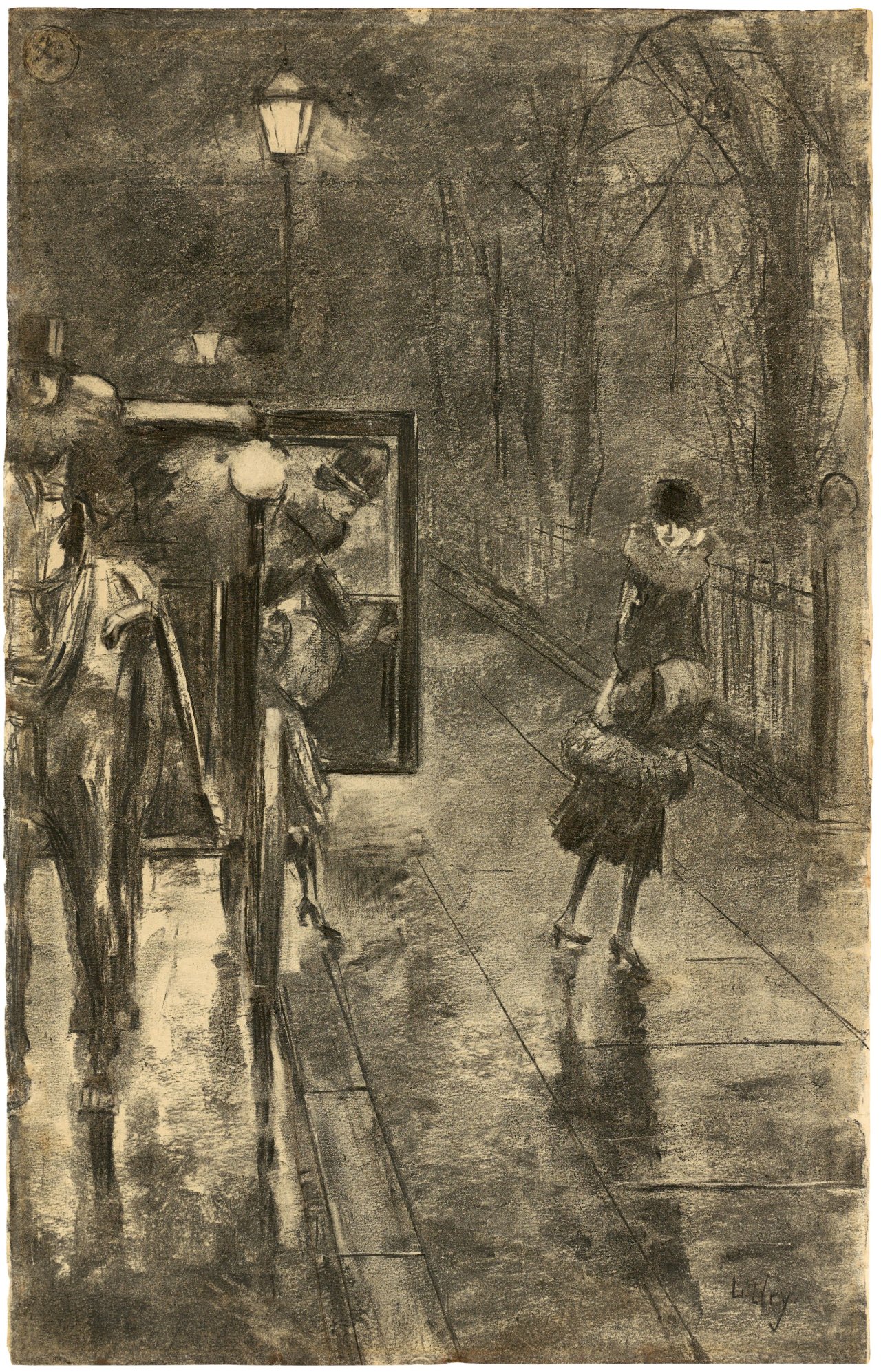 This picture shows the following artwork: Lesser Ury. 