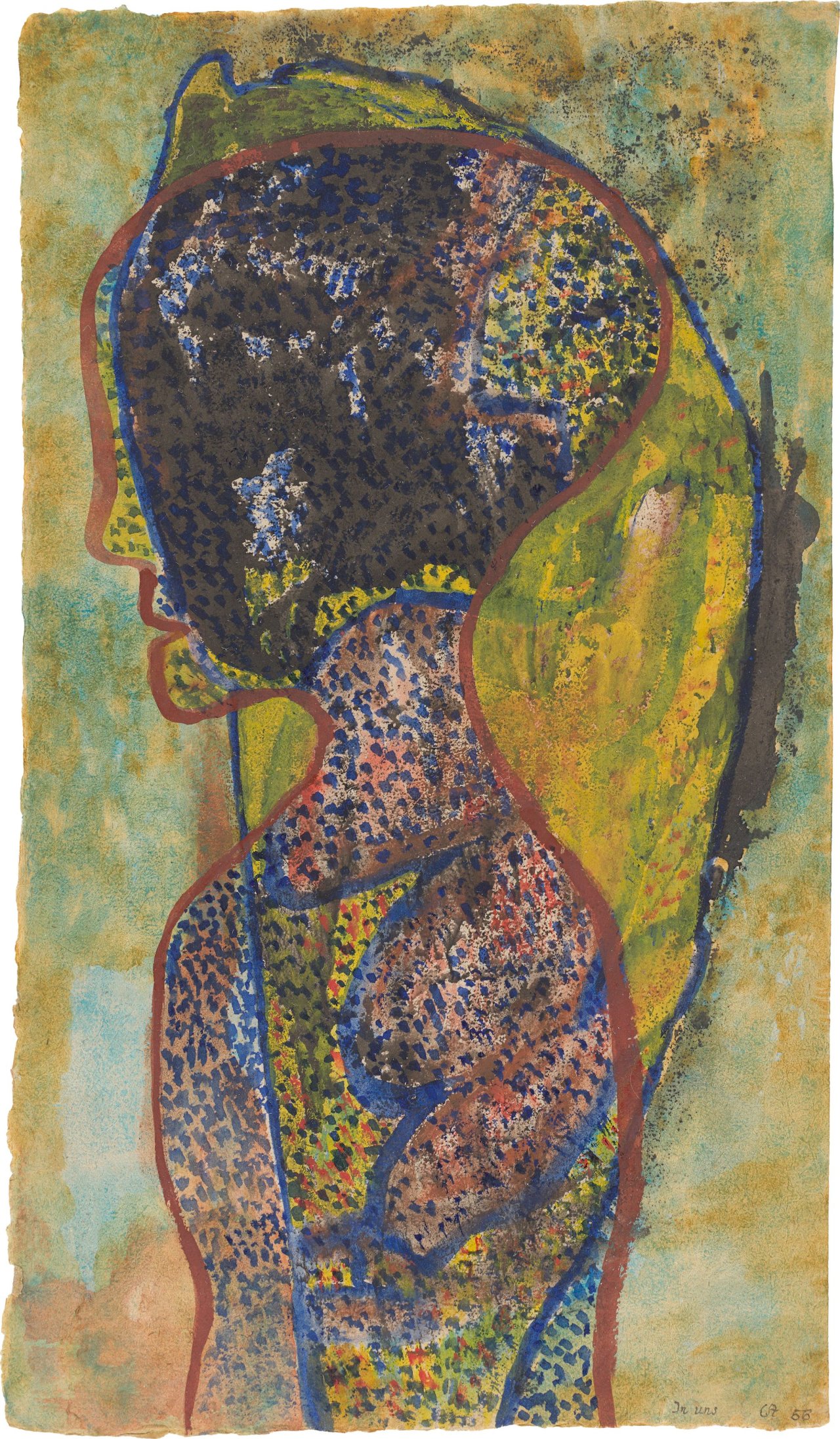 Auf diesem Bild ist das folgende Kunstwerk zu sehen: Gerhard Altenbourg. „In uns“. 1956.