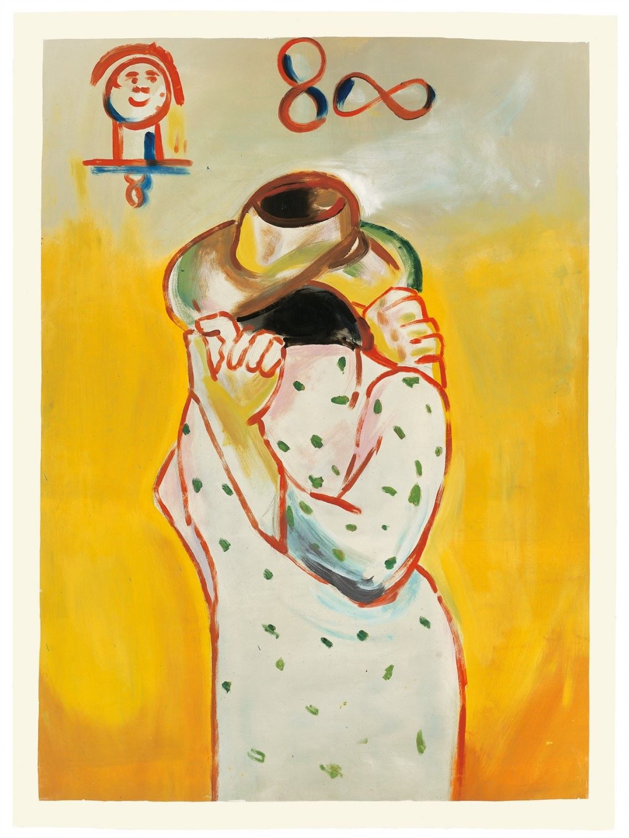 This picture shows the following artwork: Francesco Clemente. Ohne Titel. 1984.