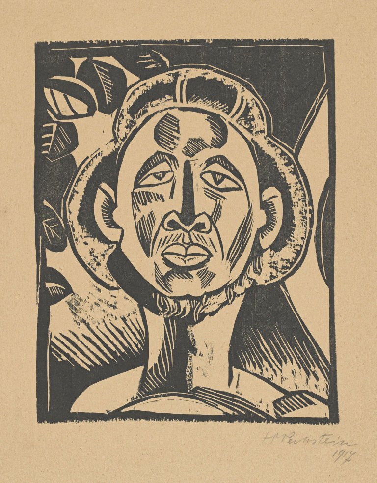 Auf diesem Bild ist das folgende Kunstwerk zu sehen: Max Pechstein. „Nacht“. 1917.