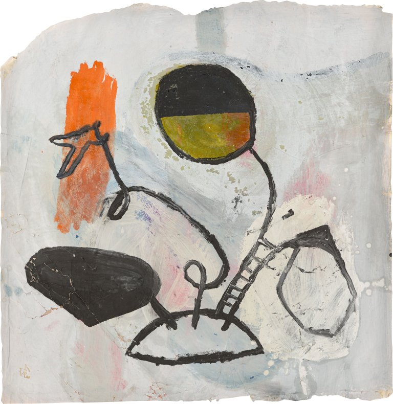 Auf diesem Bild ist das folgende Kunstwerk zu sehen: Norbert Schwontkowski. Ohne Titel. 1986.