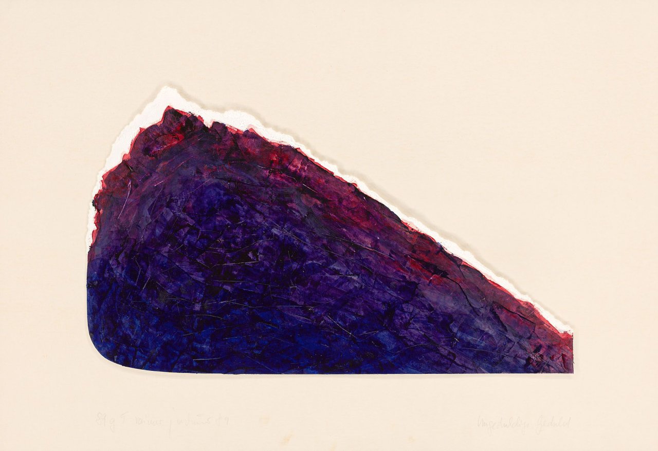 Auf diesem Bild ist das folgende Kunstwerk zu sehen: Raimer Jochims. „Ungeduldige Geduld“. 1989.